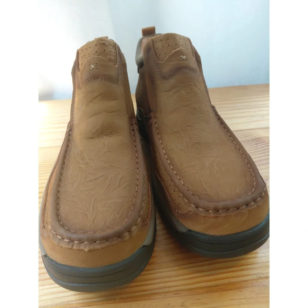 New Mostelo Shoes Men US 12, EUR 47 Hiking Comfort Outdoor Brown/Aged Tan